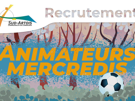 actuellement site sud Artois recrutement animation mercredi